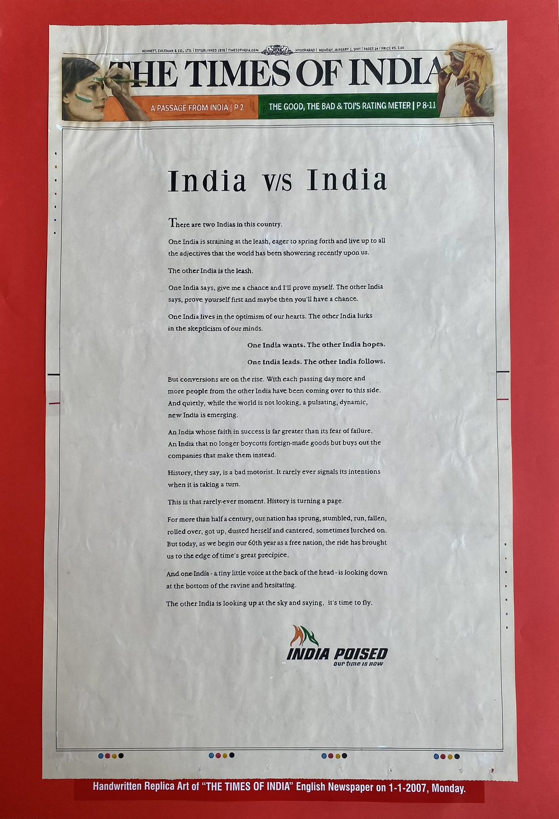 Replica Art of Newspaper Front Pages — photo 3