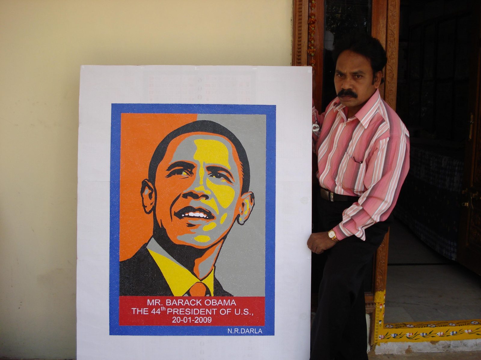 Barack Obama Sticker Portrait