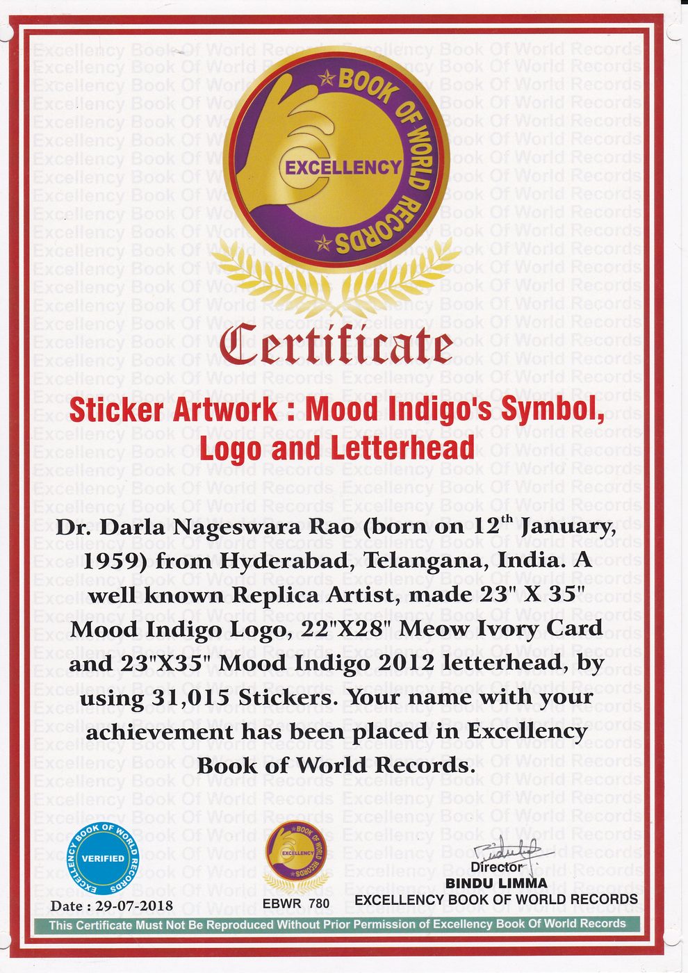 Mood Indigo IIT Bombay certificate — photo 5