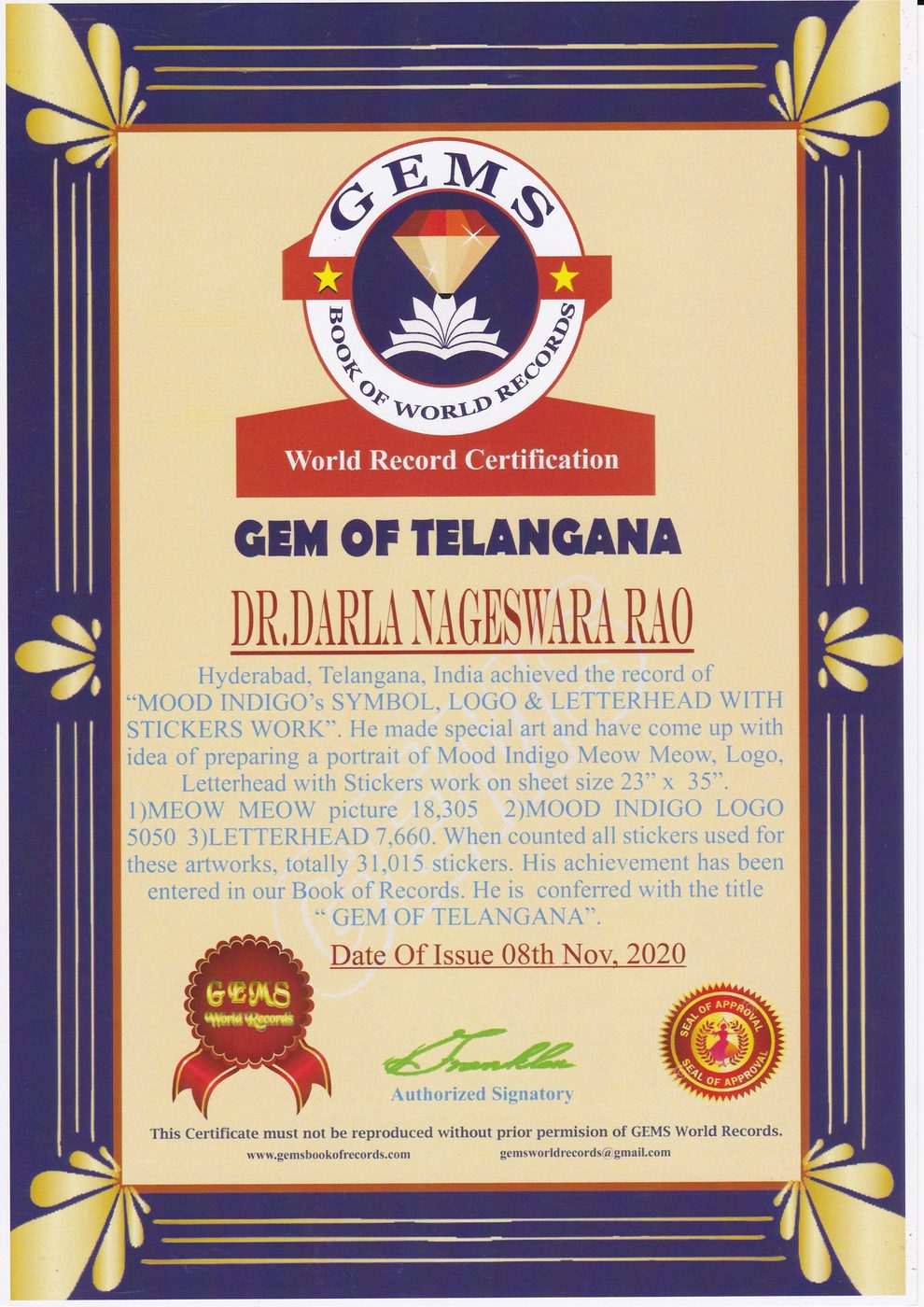Mood Indigo IIT Bombay certificate — photo 7