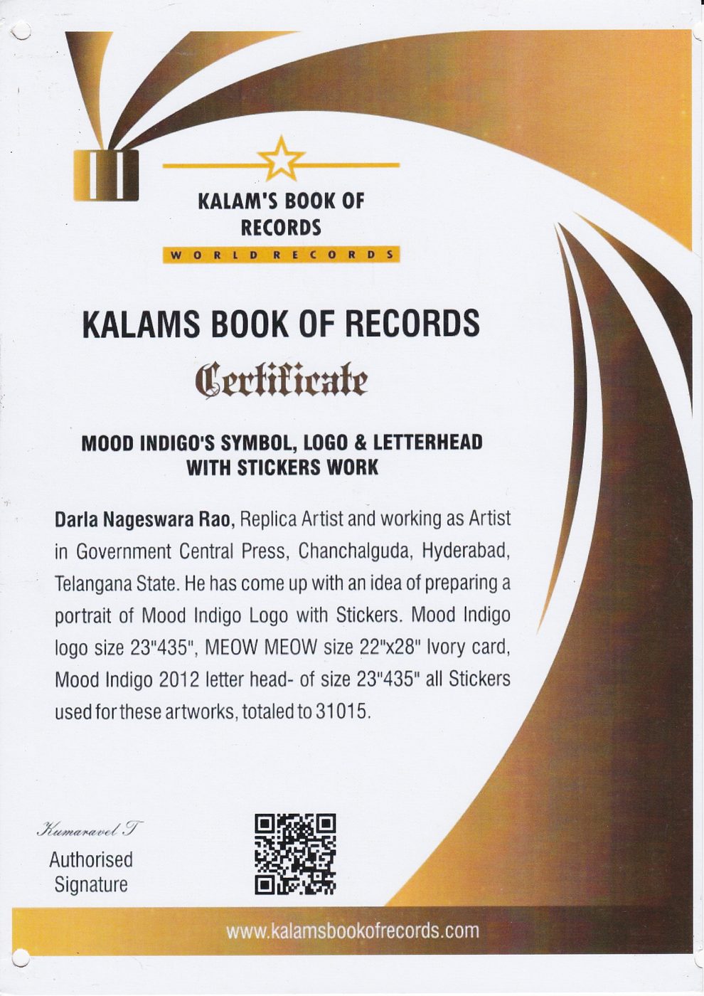 Mood Indigo IIT Bombay certificate — photo 10