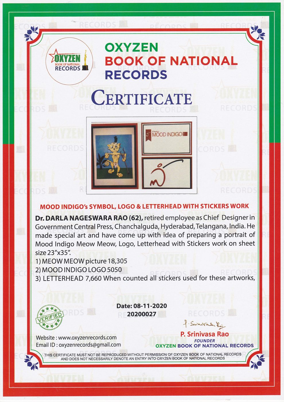 Mood Indigo IIT Bombay certificate — photo 14