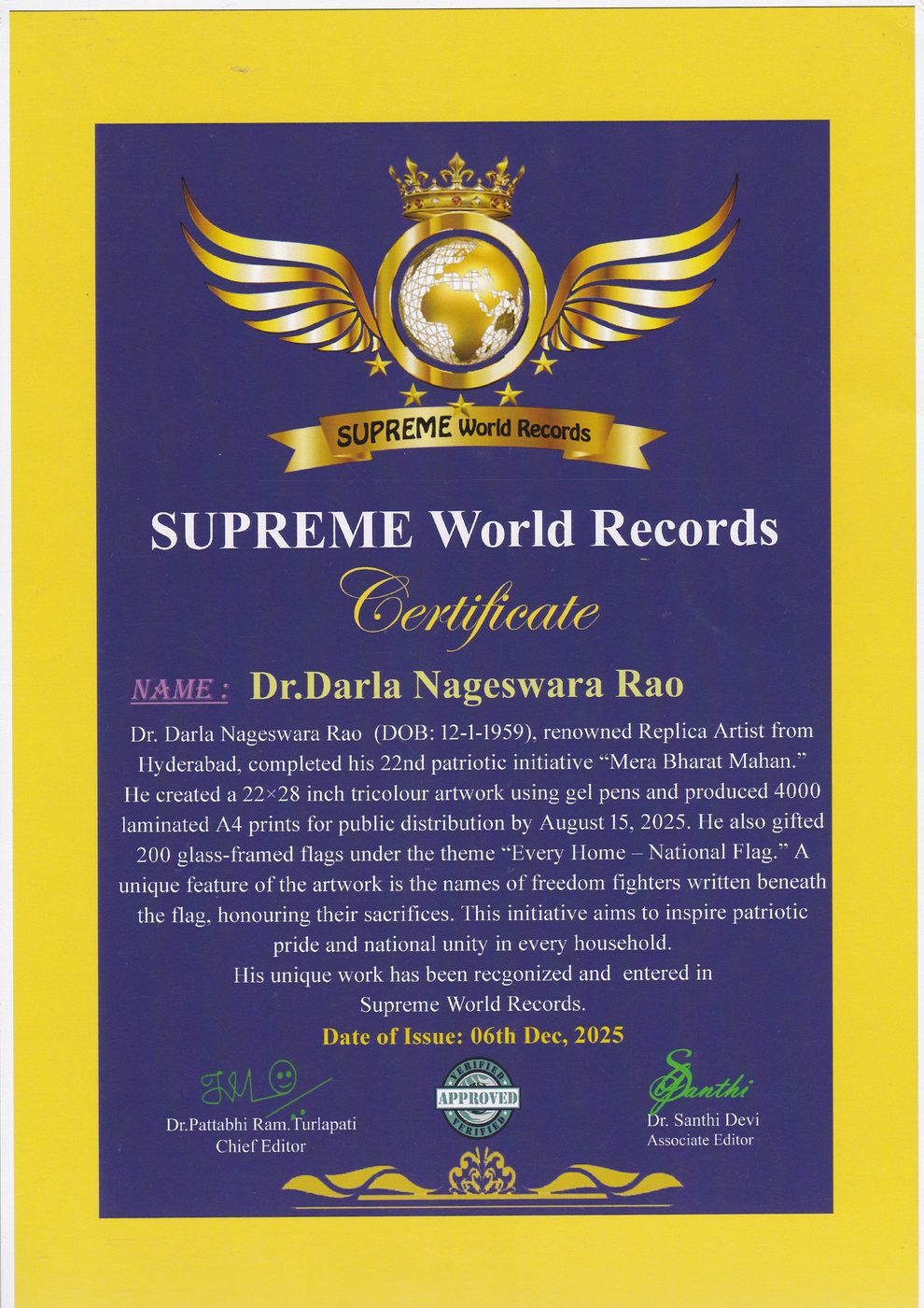 Mera Bharat Mahan certificate — photo 12