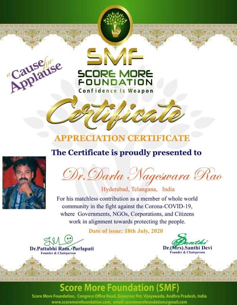 Corona Warrior certificate — photo 4